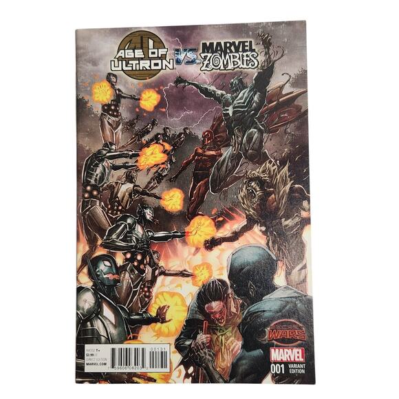 Secret Wars Age Of Ultron Vs. Marvel Zombies Marvel Variant Edition #1 2015 NM - Picture 1 of 8